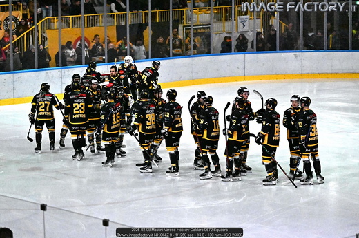 2025-02-08 Mastini Varese-Hockey Caldaro 0572 Squadra